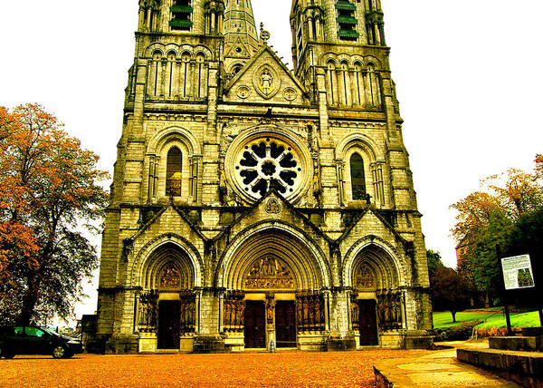 St Fin Barre's Cathedral Art Print featuring the photograph St Fin Barre's Cathedral by HweeYen Ong