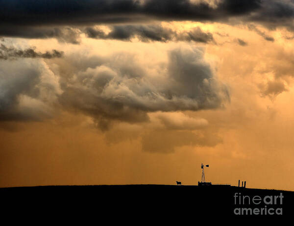 Nature Art Print featuring the photograph Storm's a Brewing by Steven Reed