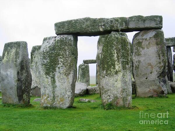 Stonehenge Art Print featuring the photograph Straight Through by Denise Railey