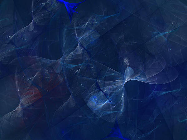 Abstract Art Print featuring the digital art Subjective Character Of Experience by Jeff Iverson