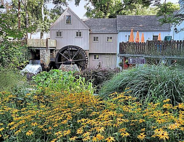 Summer Art Print featuring the photograph Summer at the Grist Mill by Janice Drew