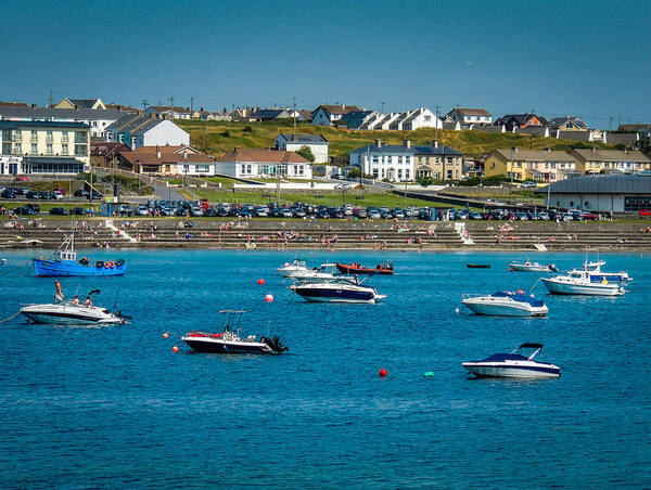 Ireland Art Print featuring the photograph Sunny Summer Day on Kilkee Bay by James Truett