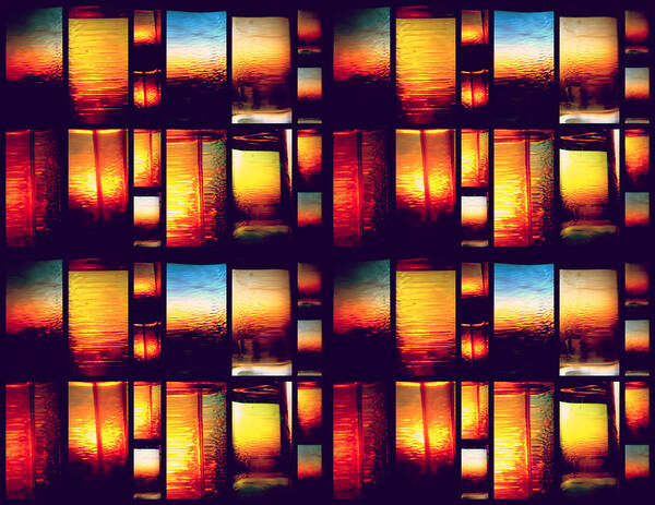 Sunlight Art Print featuring the photograph Sunset Mosaic by Aurelio Zucco