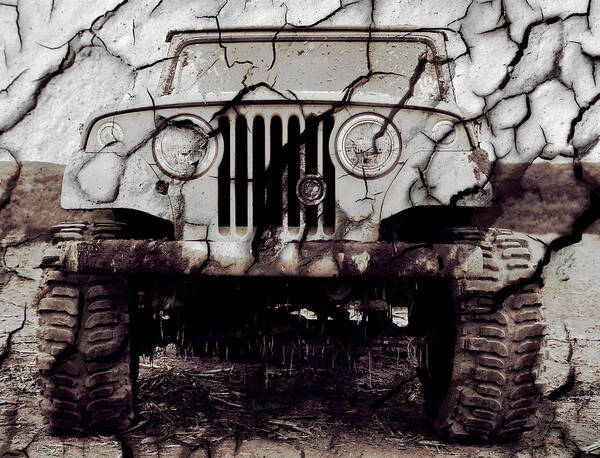 Jeep Art Print featuring the photograph Super Swamper Commando by Luke Moore