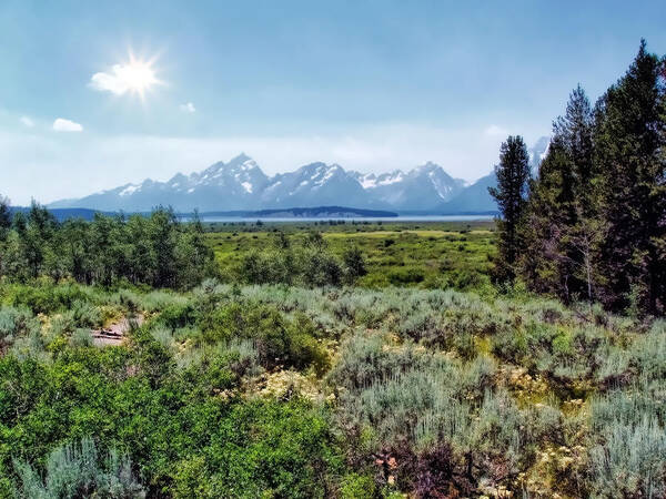 Wyoming Art Print featuring the photograph Tetons 1 by Dawn Eshelman