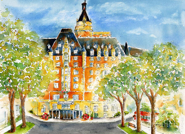 Impressionism Art Print featuring the painting The Bess by Pat Katz