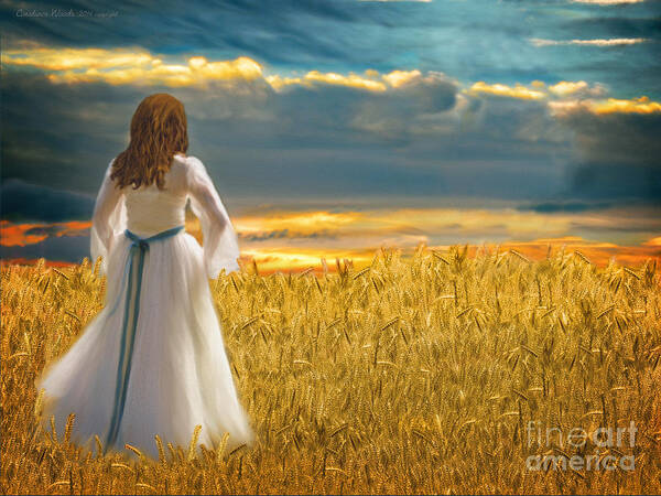 Prophetic Art Art Print featuring the painting The Harvest Is Ripe by Constance Woods