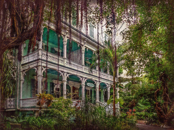 Porter House Art Print featuring the photograph The Haunted Mansion by Hanny Heim