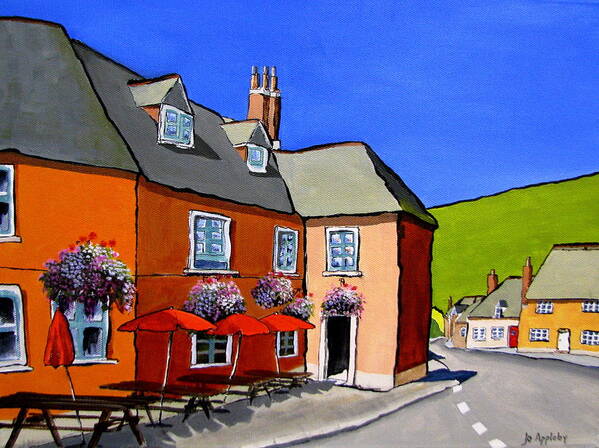 The Local Art Print featuring the painting The Local by Jo Appleby