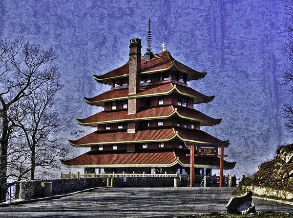 The Pagoda Art Print featuring the photograph The Pagoda by Trish Tritz