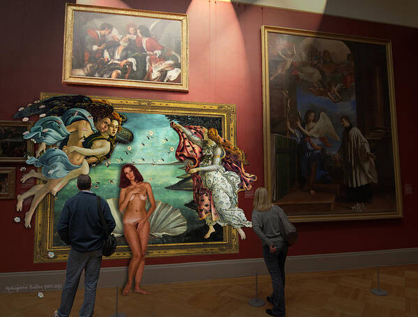 Botticelli Art Print featuring the photograph The Recurrent Birth Of Venus by Aleksander Rotner