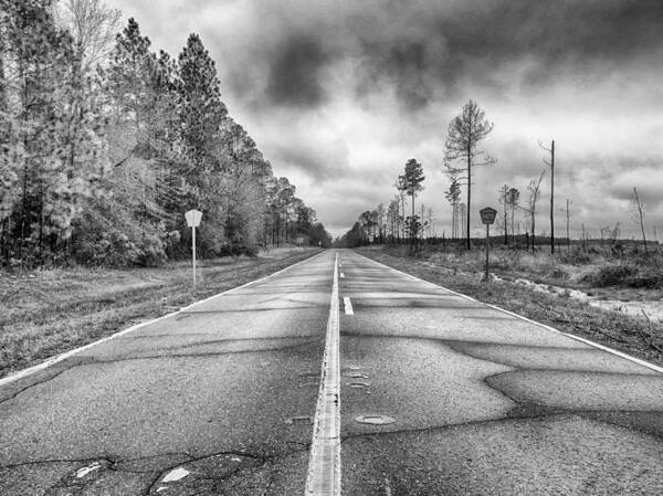 Hdr Art Print featuring the photograph The Road Less Traveled by Howard Salmon
