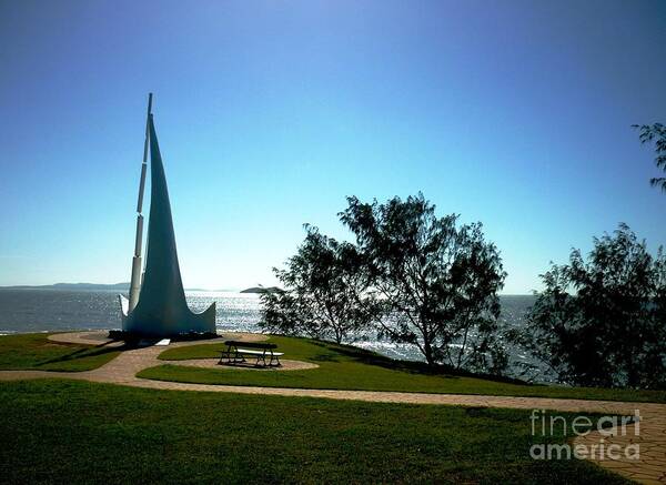 Monument Art Print featuring the photograph The Singing Ship by Therese Alcorn