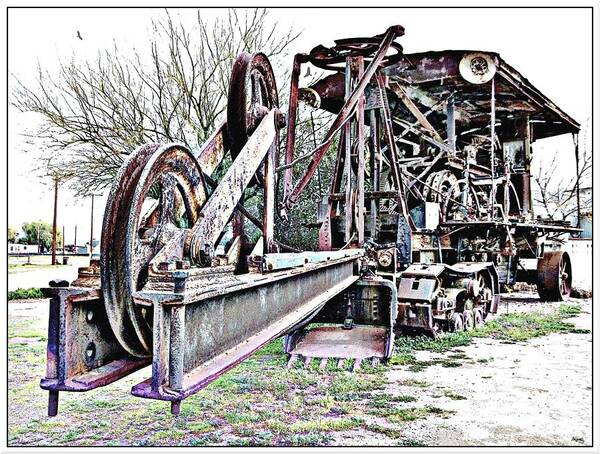 Railroad Art Print featuring the photograph The Steam Shovel by Glenn McCarthy Art and Photography
