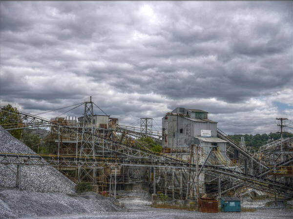 Richard Reeve Art Print featuring the photograph The Stone Quarry by Richard Reeve