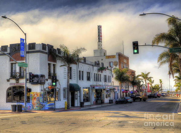 Pismo Beach Art Print featuring the photograph The Streets of Pismo Beach by Mathias 