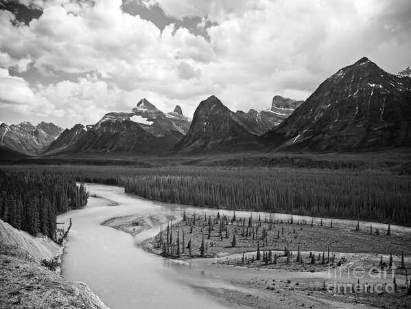 THE TETONS AND THE SNAKE RIVER ANSEL ADAMS 11x14 SILVER HALIDE PHOTO PRINT 