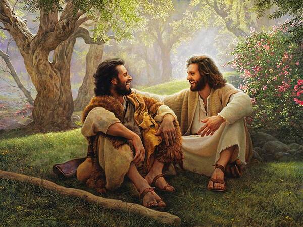 Jesus Art Print featuring the painting The Way of Joy by Greg Olsen