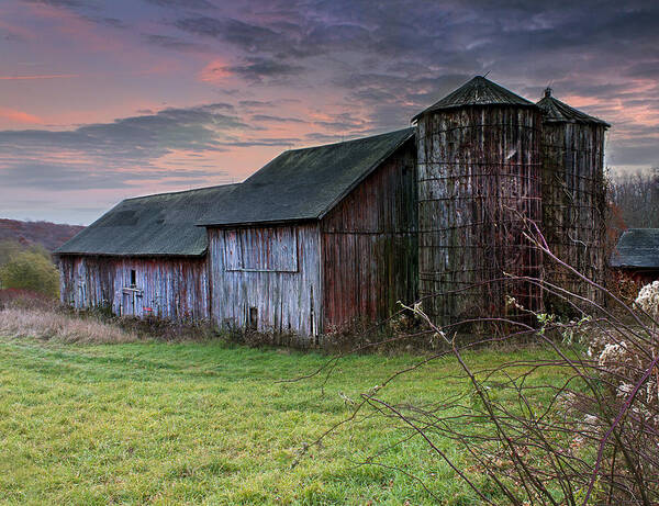 Red Barn Art Print featuring the photograph Tobin's Barn by John Vose
