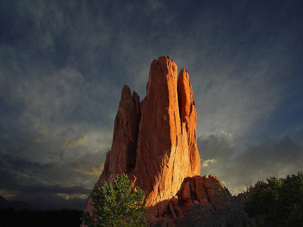 Awe Art Print featuring the photograph Tower of Babel at Sunset by John Hoffman