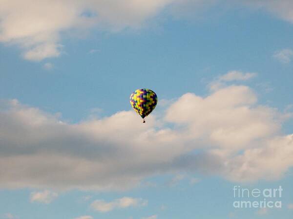  Art Print featuring the photograph Up Up And Away by Valerie Shaffer