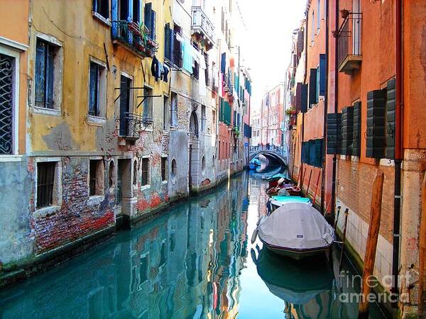 Venice Waterway Iphone Cases Art Print featuring the photograph Venetian Calm by Phillip Allen