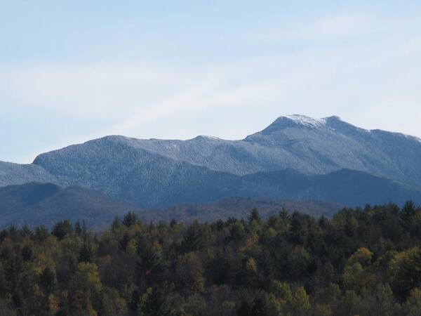 Mountains Art Print featuring the photograph Vermont Mountains by Barbara McDevitt