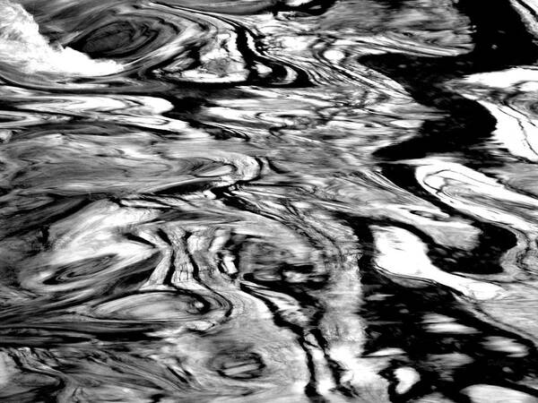 Water Art Print featuring the photograph Water Abstract by Deborah Crew-Johnson
