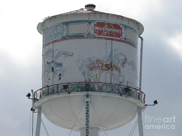 Mcdonalds Art Print featuring the photograph Water Tower by Michael Krek