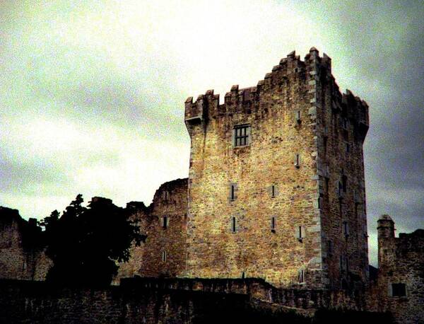 Irish Castle Art Print featuring the photograph Whispers and Footsteps by Angela Davies