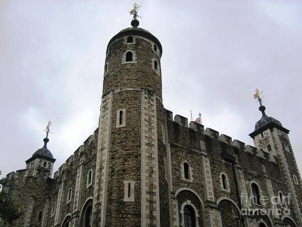 The White Tower Art Print featuring the photograph White Tower by Denise Railey