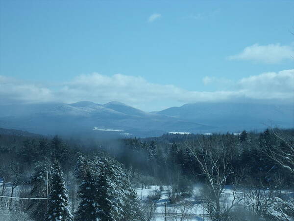 Mountains Art Print featuring the photograph Winter Morning by Dennis Comins