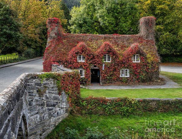 Llanrwst Art Print featuring the photograph Ye Olde Courthouse by Adrian Evans