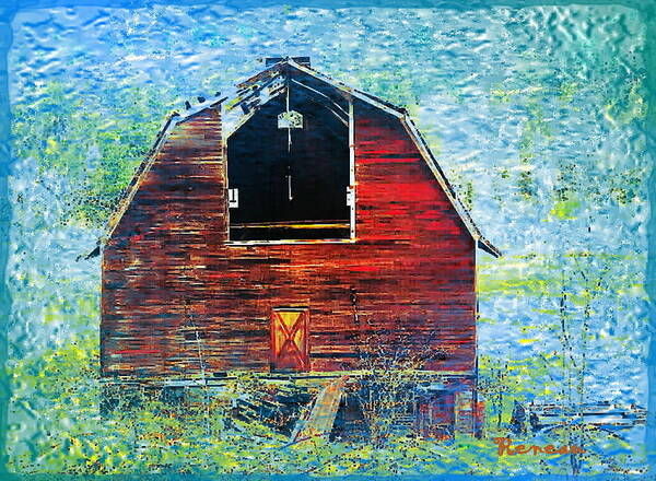Barns Art Print featuring the photograph Yet Another Roadside Attraction by A L Sadie Reneau
