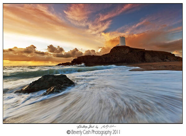  Llanddwyn Island Art Print featuring the photograph LLanddwyn Island Lighthouse by B Cash