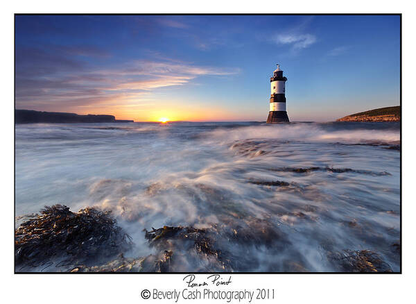 Seascape Art Print featuring the photograph Penmon Point Lighthouse by B Cash