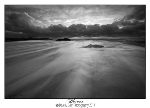 Monochrome Art Print featuring the photograph Rhosneigr by B Cash