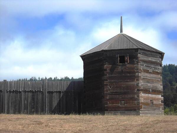 Fort Ross Art Print featuring the photograph Fort Ross Russian Settlement by Kelly Manning