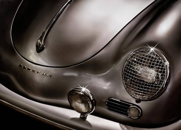 Porsche Art Print featuring the digital art Silver Ghost by Douglas Pittman