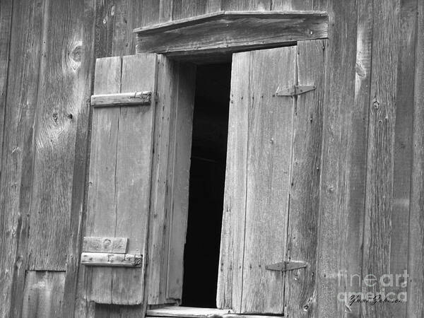 Wooden Art Print featuring the photograph Wooden Window #1 by Yumi Johnson