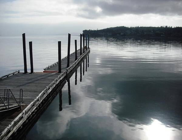 Pier Art Print featuring the photograph Coupeville Pier by Kelly Manning