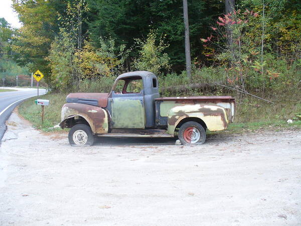 Vermont Art Print featuring the photograph Abandoned Truck by Joe Burns