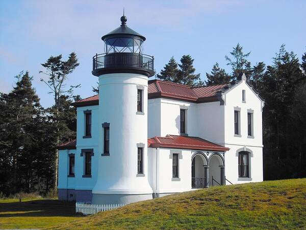 Washington Art Print featuring the photograph Admiralty Head Lighthouse by Kelly Manning