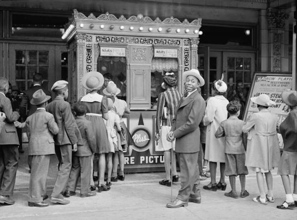 History Art Print featuring the photograph African American Young People by Everett