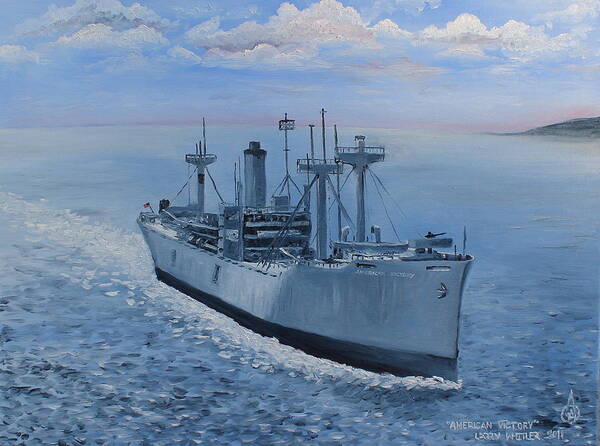 American Victory Art Print featuring the painting American Victory by Larry Whitler