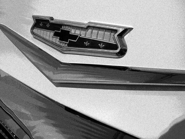 Digitqal Art Art Print featuring the photograph Antique Car close-up 007 by Dorin Adrian Berbier
