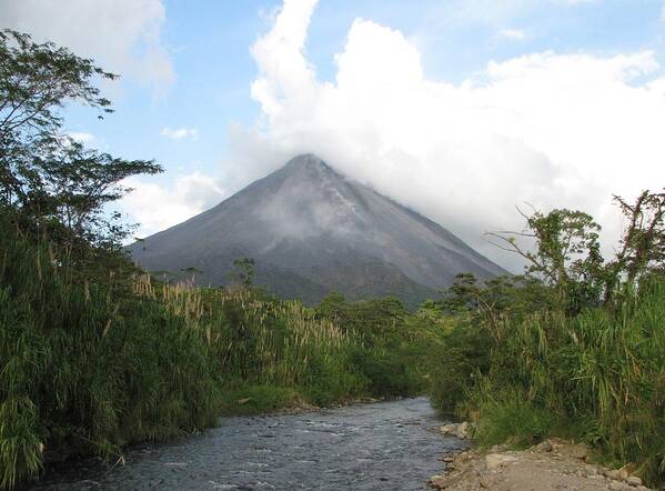 Arenal Volcano Art Print featuring the photograph Arenal Volcano by Keith Stokes