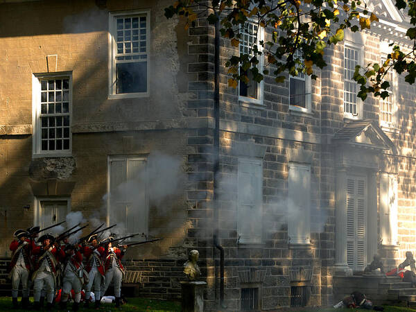 Germantown Art Print featuring the photograph Battle of Germantown by Steven Richman