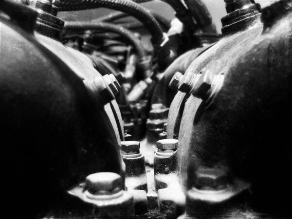 Engine Art Print featuring the photograph Belly of the Beast by Matt Hanson