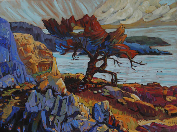 Rob Owen Art Print featuring the painting Cheanuh Bay Sentinal by Rob Owen